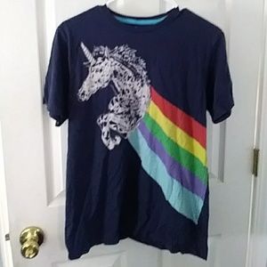 Threadless The Unicorn Tree Graphic Tee Shirt